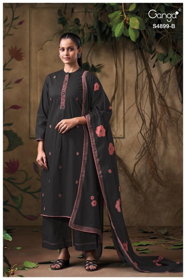 Ganga Fashion Juliera S4899 Premium Cotton Suit S4899-B