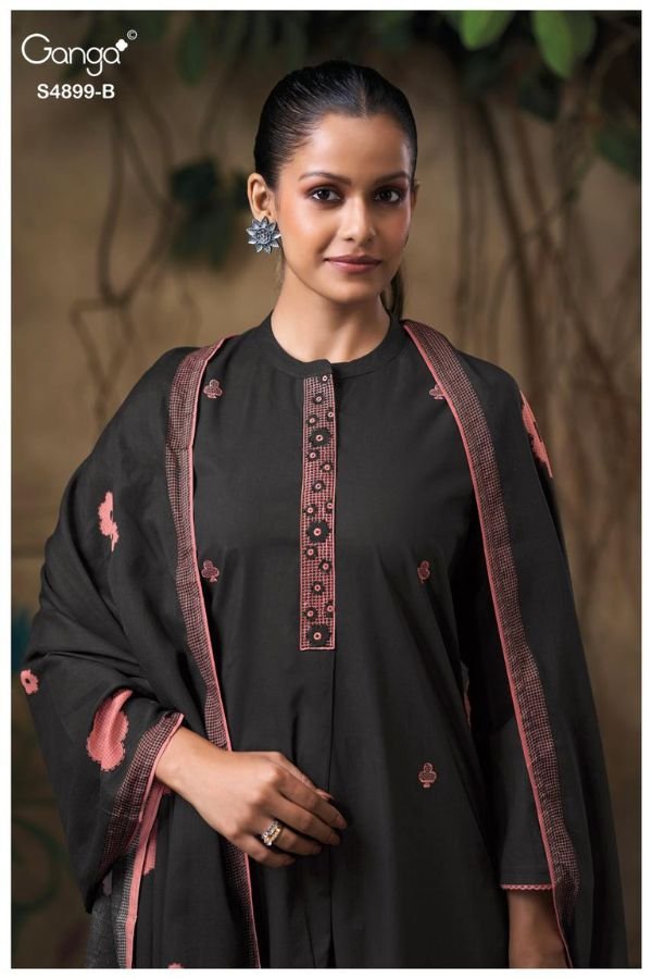 Ganga Fashion Juliera S4899 Premium Cotton Suit S4899-B