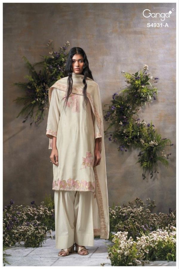 Ganga Fashion Kritvya S4931 Silk Salwar Suit S4931-A