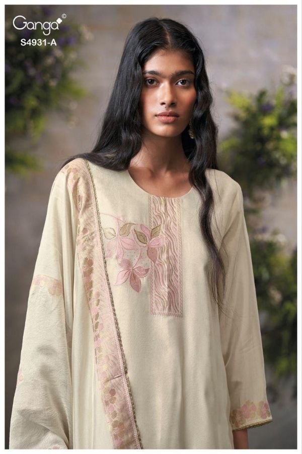 Ganga Fashion Kritvya S4931 Silk Salwar Suit S4931-A