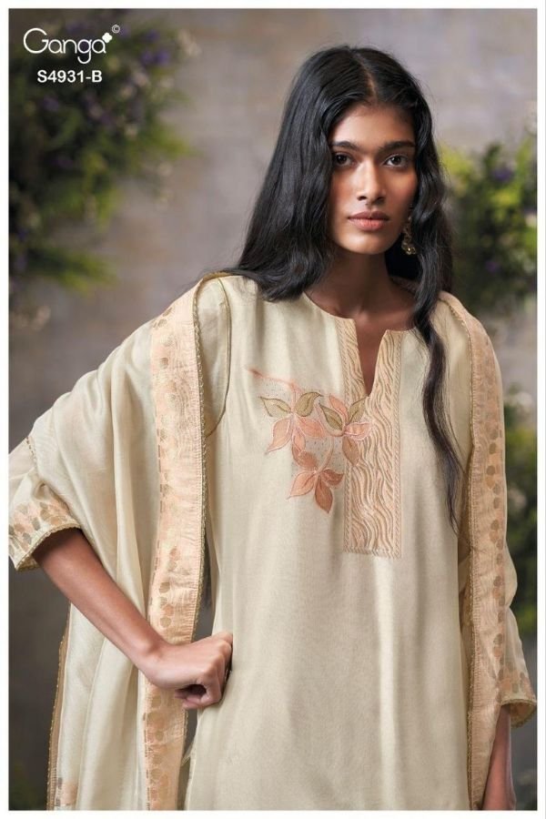 Ganga Fashion Kritvya S4931 Silk Salwar Suit S4931-B