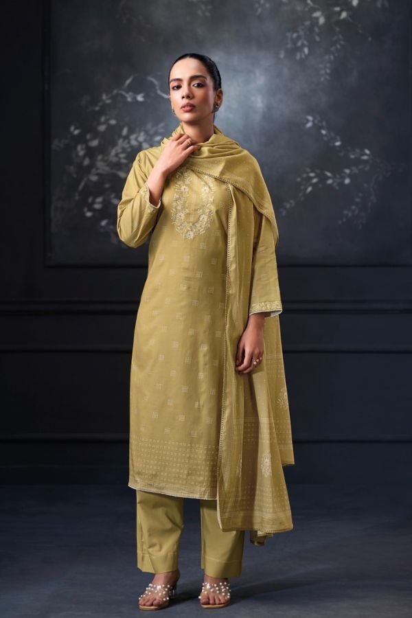 Ganga Fashion Lirien S4853 Premium Cotton Suit S4853-D