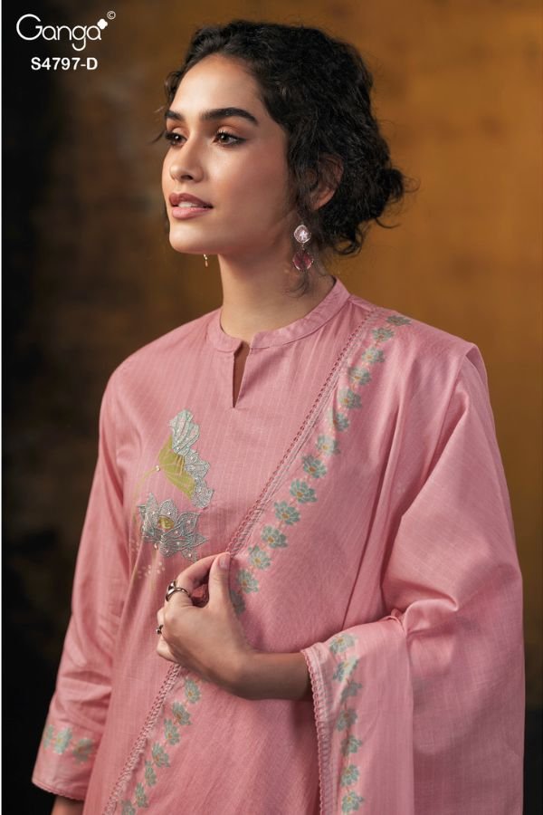 Ganga Fashion Lishika S4797 Premium Cotton Suit S4797-D
