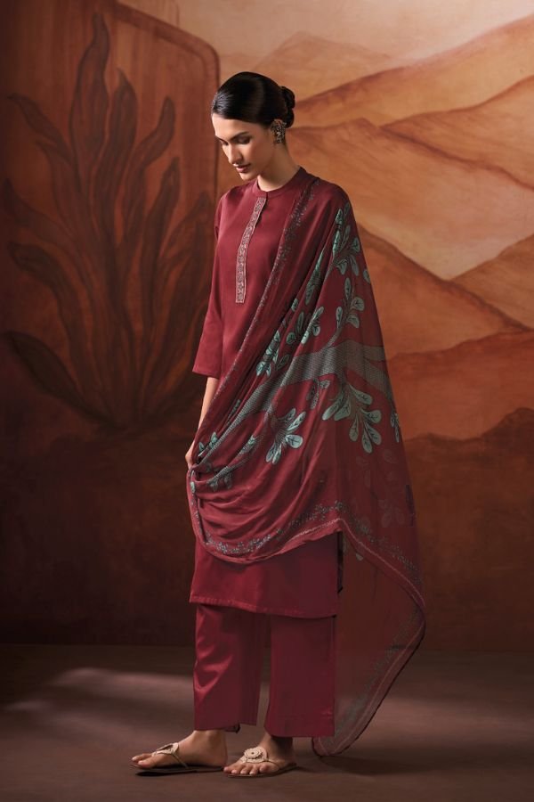 Ganga Fashion Lvissa S4885 Premium Cotton Satin Suit S4885-A