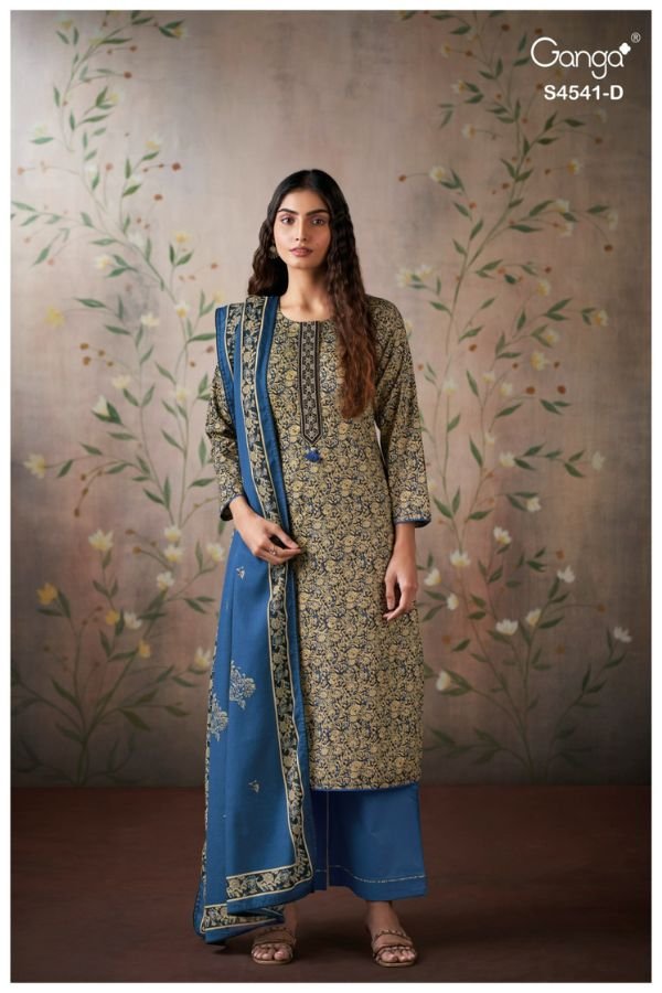 Ganga Fashion Neshira S4541 Premium Cotton Suit S4541-A