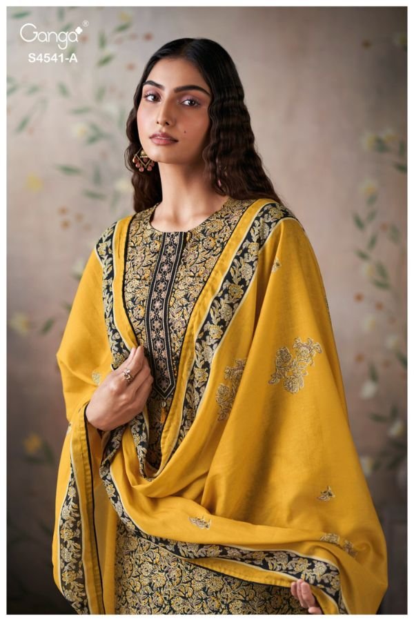 Ganga Fashion Neshira S4541 Premium Cotton Suit S4541-A