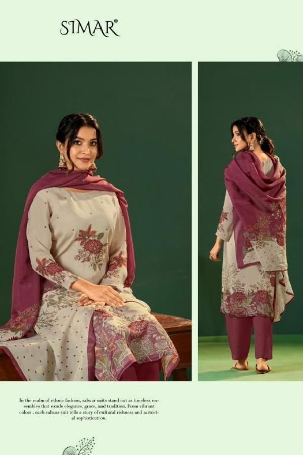 Glossy Simar Carnival Pure Lawn Cotton Ladies Suit 6224-A