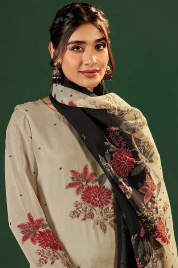 Glossy Simar Carnival Pure Lawn Cotton Ladies Suit 6224-B