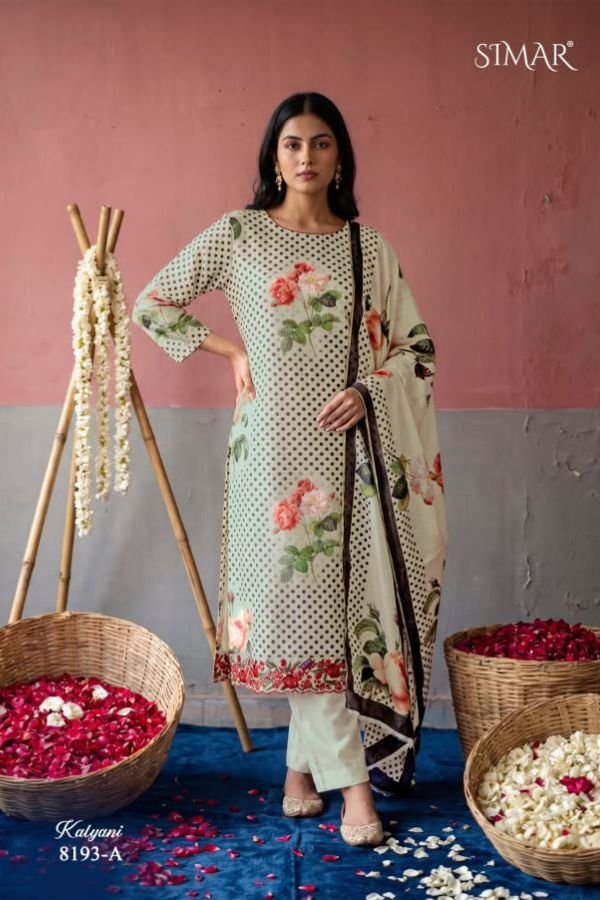 Glossy Simar Kalyani Pure Mal Salwar Suit 8193-A