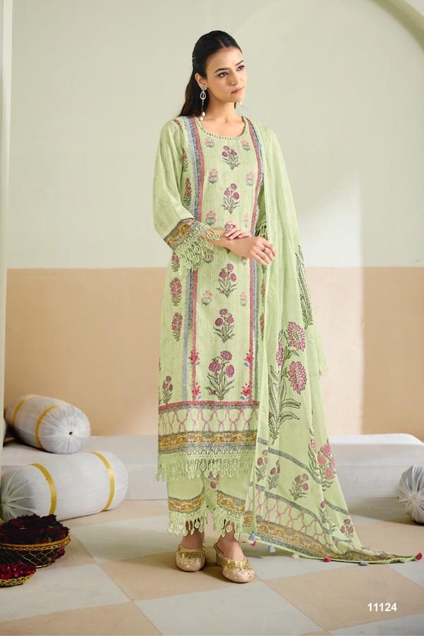 Jay Vijay Prints Pranaya Premium Cotton Ladies Suit 11124
