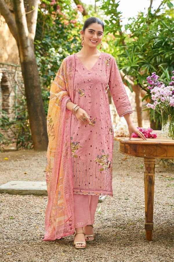 Jay Vijay Prints Rang Baari Premium Cotton Ladies Suit 11191
