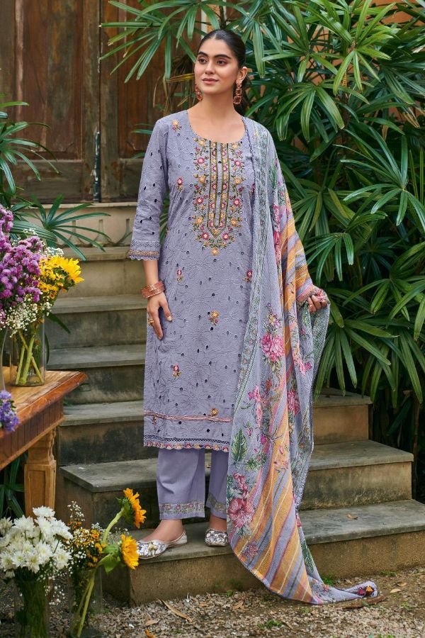 Jay Vijay Prints Rang Baari Premium Cotton Ladies Suit 11192
