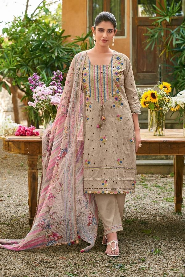 Jay Vijay Prints Rang Baari Premium Cotton Ladies Suit 11193