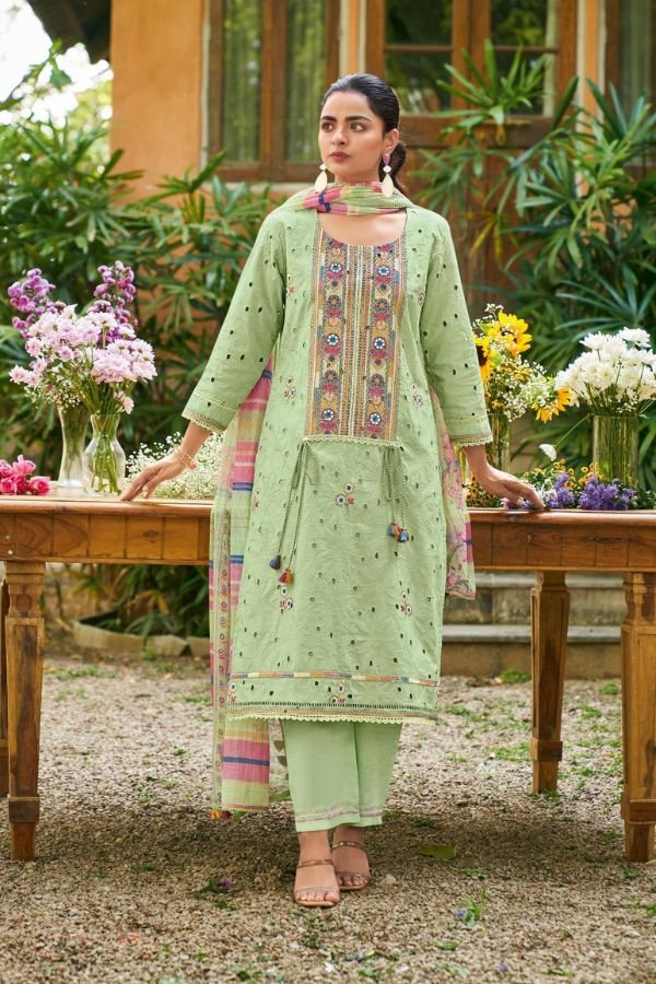 Jay Vijay Prints Rang Baari Premium Cotton Ladies Suit 11195