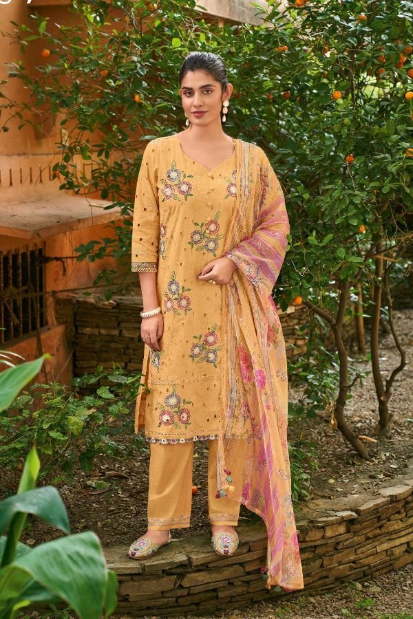 Jay Vijay Prints Rang Baari Premium Cotton Ladies Suit 11196