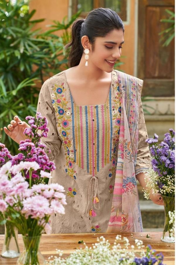 Jay Vijay Prints Rang Baari Premium Cotton Ladies Suit 11193