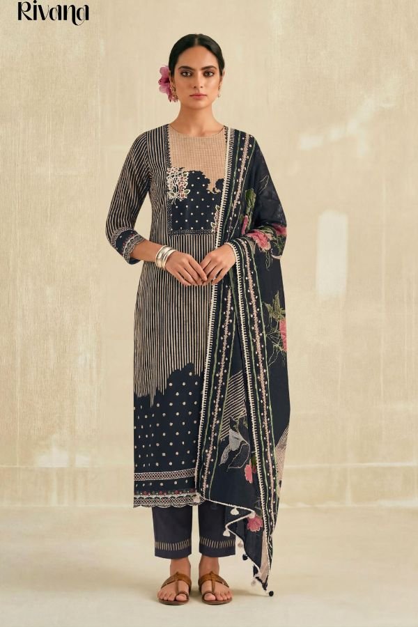 Jay Vijay Prints Rivana Premium Kota Ladies Suit 3301-B