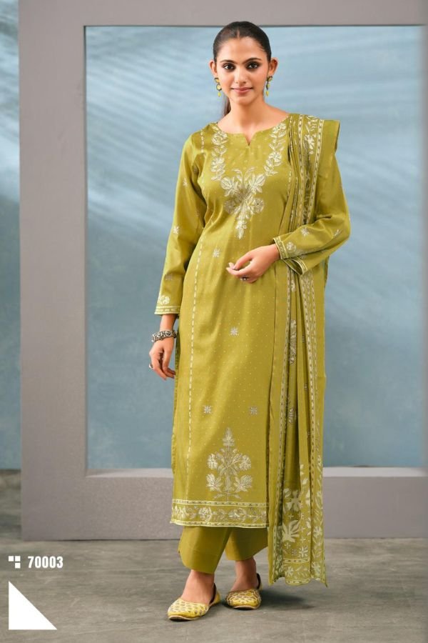 Kesar Karachi Kareena Vol 618 Jam Satin Printed Suit 70003