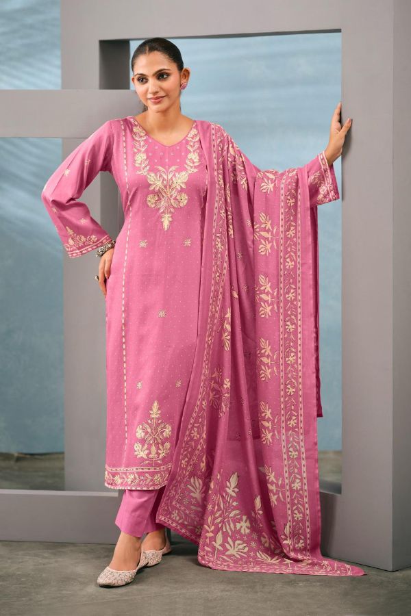 Kesar Karachi Kareena Vol 618 Jam Satin Printed Suit 70004