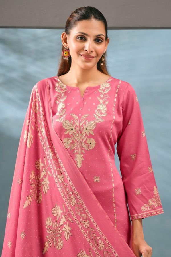 Kesar Karachi Kareena Vol 618 Jam Satin Printed Suit 70006