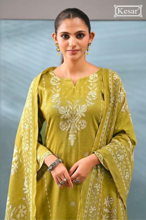 Kesar Karachi Kareena Vol 618 Jam Satin Printed Suit 70003