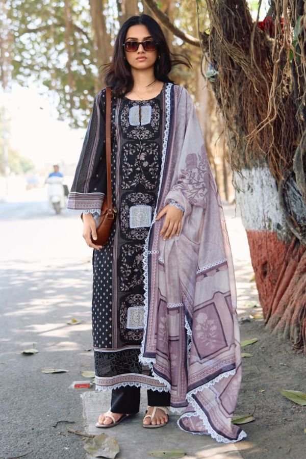Kimora Fashion Bahaar Pure Cotton Lawn Salwar Suit 2376