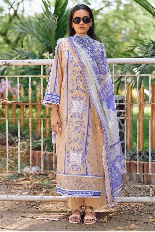 Kimora Fashion Bahaar Pure Cotton Lawn Salwar Suit 2377