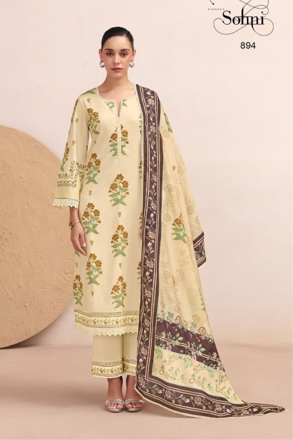 Kimora Fashion Chaap Pure Cotton Lawn Suit 894