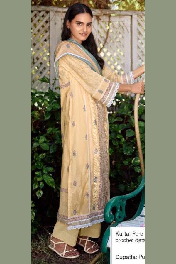 Kimora Fashion Gulzaar Pure Cotton Lawn Salwar Suit 2391