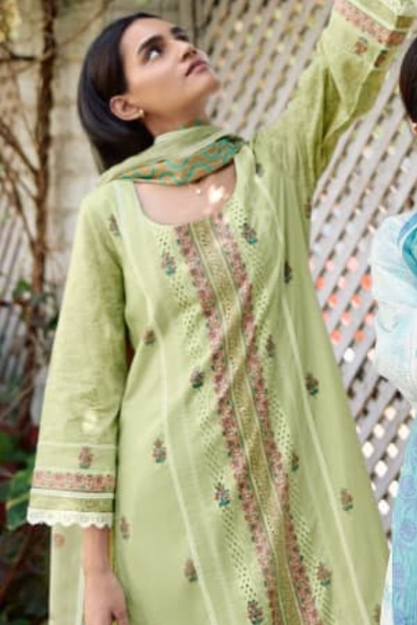 Kimora Fashion Gulzaar Pure Cotton Lawn Salwar Suit 2393
