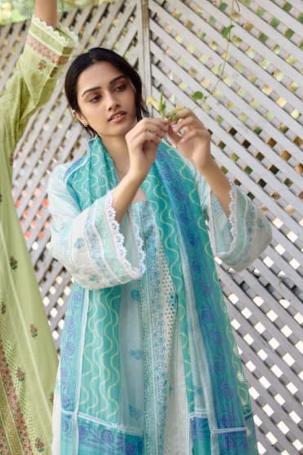 Kimora Fashion Gulzaar Pure Cotton Lawn Salwar Suit 2394