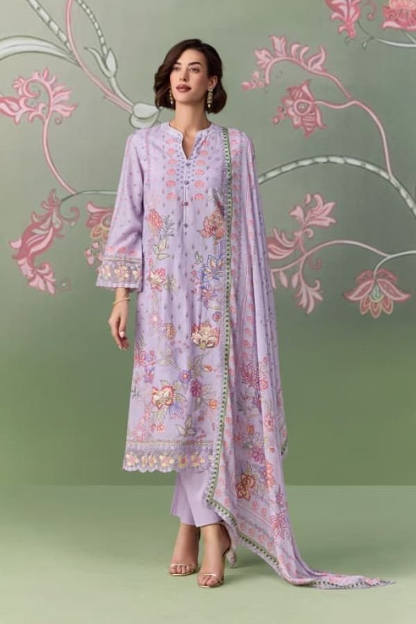 Kimora Fashion Heer Rosaline Pure Muslin Salwar Suit H-0114