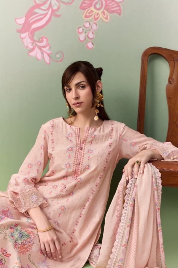 Kimora Fashion Heer Rosaline Pure Muslin Salwar Suit H-0111