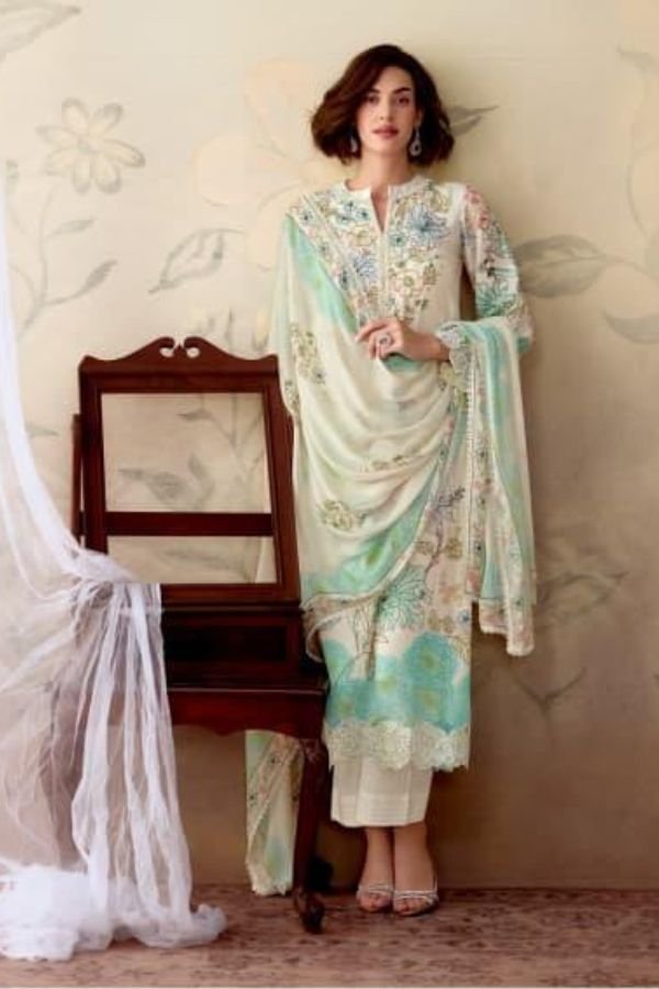 Kimora Fashion Heer Whisper Pure Muslin Salwar Suit H-0081