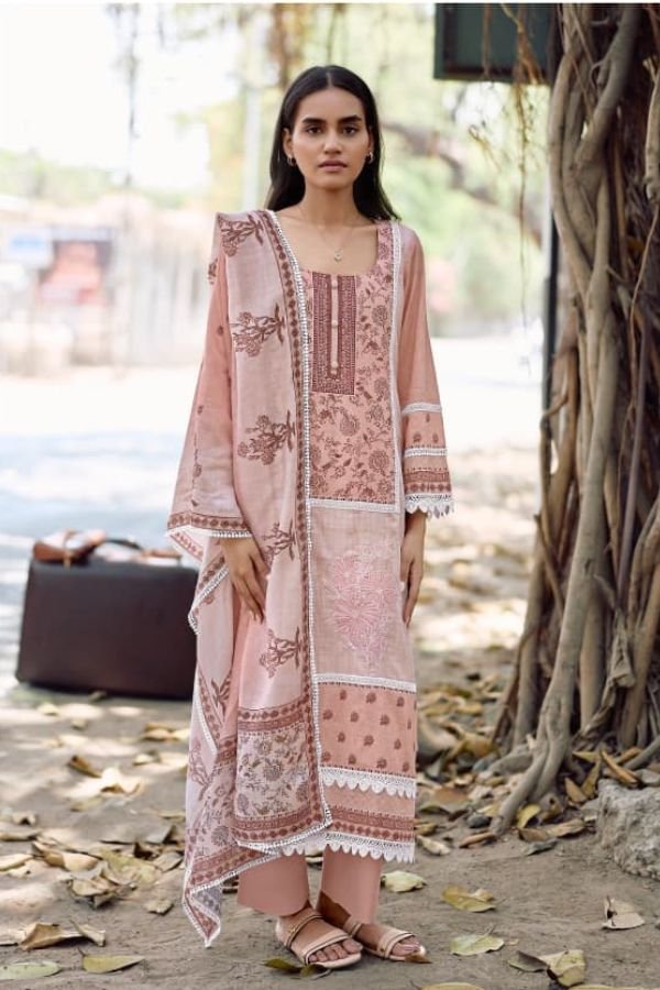 Kimora Fashion Lamhe Pure Cotton Lawn Salwar Suit 2380