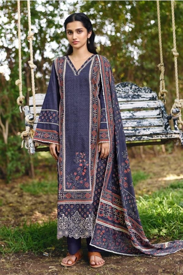 Kimora Fashion Manzil Pure Cotton Lawn Suit 2385