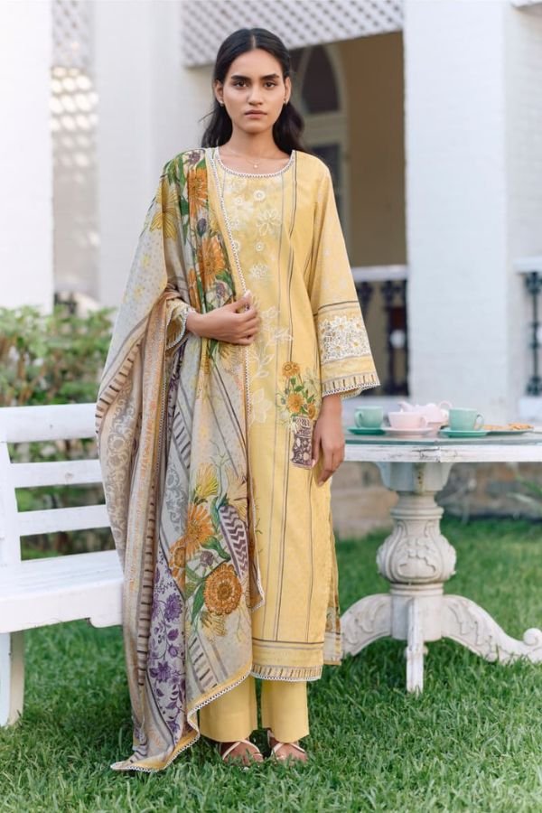 Kimora Fashion Seher Pure Cotton Lawn Salwar Suit 2387