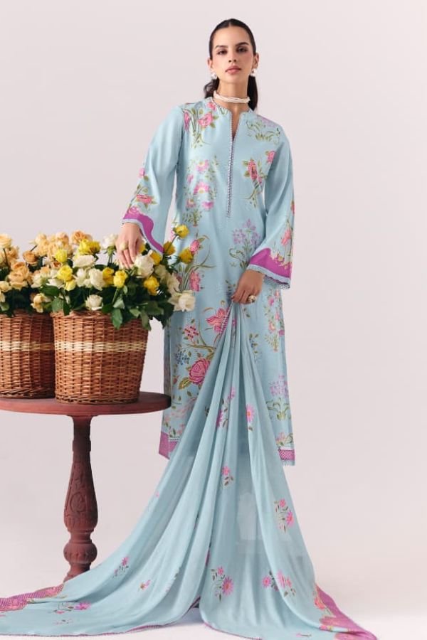 Kimora Fashion Sohni Coral Pure Cotton Lawn Ladies Suit 834