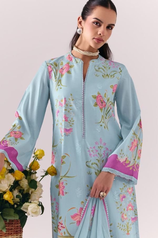 Kimora Fashion Sohni Coral Pure Cotton Lawn Ladies Suit 83Kimora Fashion Sohni Coral Pure Cotton Lawn Ladies Suit 834