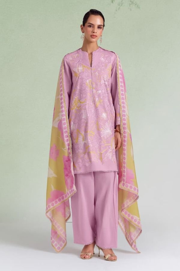 Kimora Fashion Sohni Dove Pure Cotton Lawn Suit 851