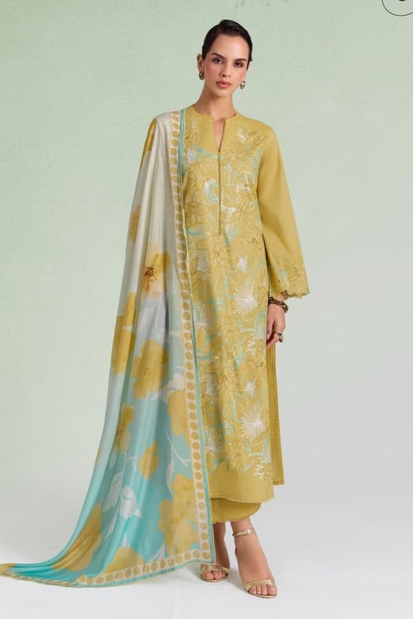 Kimora Fashion Sohni Dove Pure Cotton Lawn Suit 852