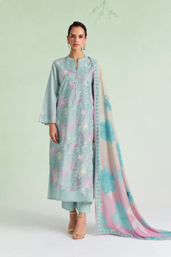 Kimora Fashion Sohni Dove Pure Cotton Lawn Suit 853