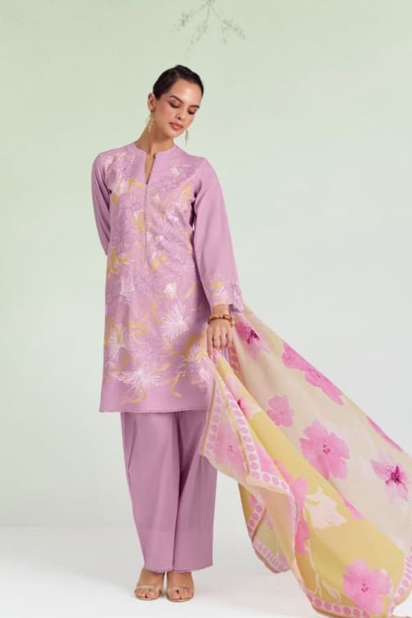 Kimora Fashion Sohni Dove Pure Cotton Lawn Suit 851