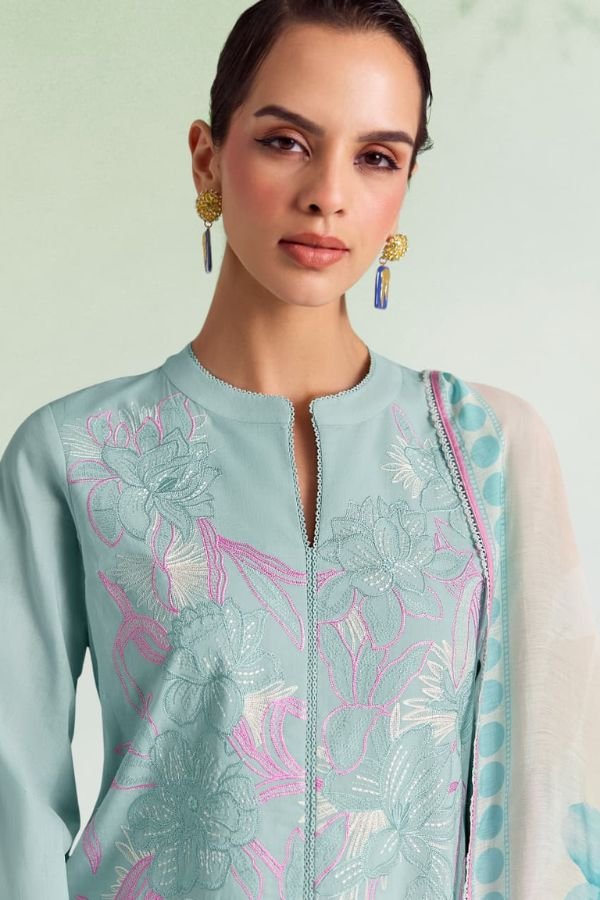 Kimora Fashion Sohni Dove Pure Cotton Lawn Suit 853