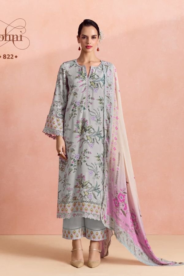 Kimora Fashion Sohni Fern Pure Cotton Lawn Suit 822