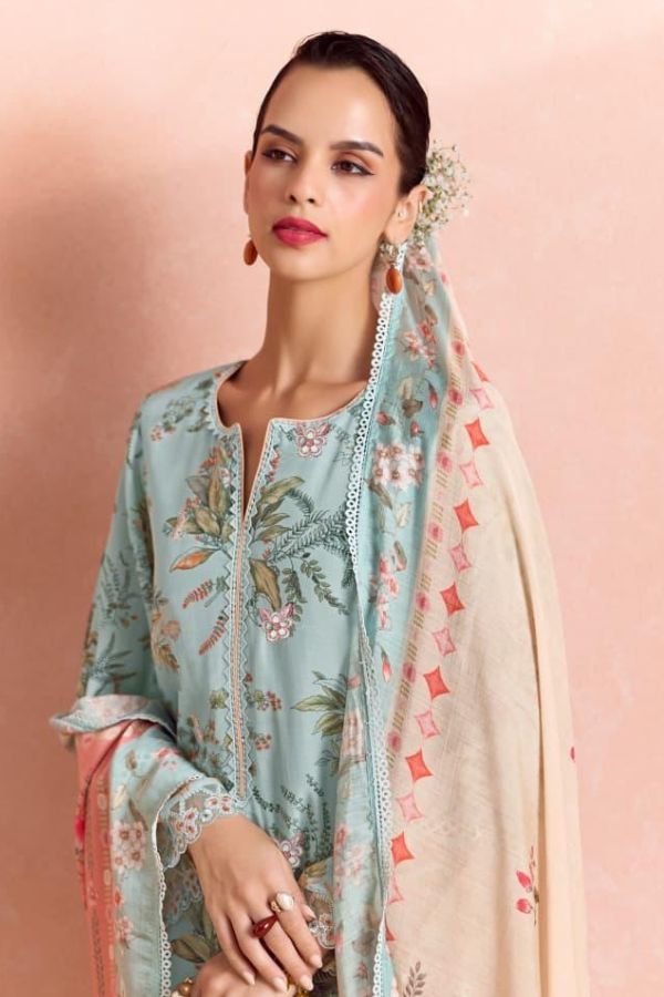 Kimora Fashion Sohni Fern Pure Cotton Lawn Suit 821
