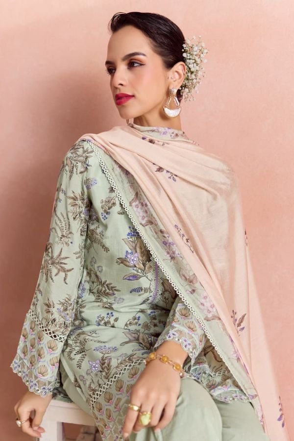 Kimora Fashion Sohni Fern Pure Cotton Lawn Suit 824