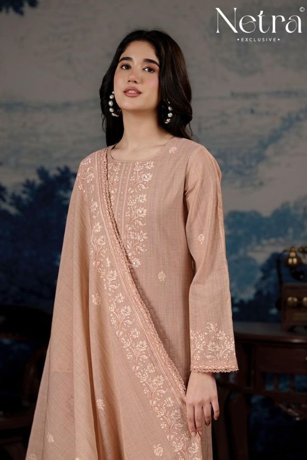 Netra Exclusive Darpika Pure Mul Chanderi Suit NE-C 2187 D
