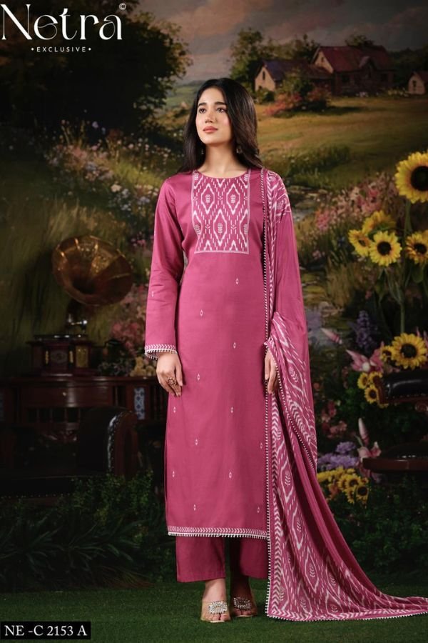 Netra Exclusive Gucci 04 Cotton Satin Suit NE-C 2153 B