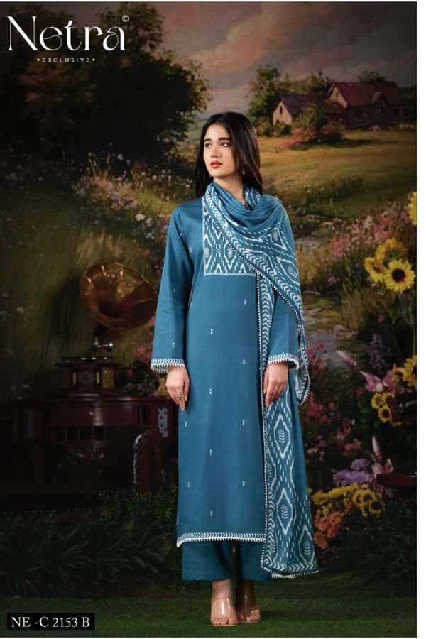 Netra Exclusive Gucci 04 Cotton Satin Suit NE-C 2153 B